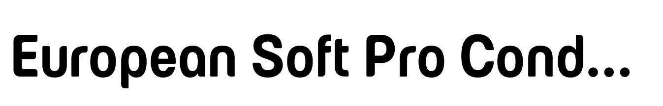 European Soft Pro Condensed Bold